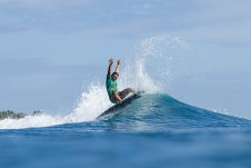 JINZUN HARBOR, TAITUNG COUNTY, TAIWAN - NOVEMBER 10: Anon Matsuoka of Japan surfs in Heat 1 of the Round of 16 at the Taiwan Open of Surfing on November 10, 2023 at Jinzun Harbor, Taitung County, Taiwan. (Photo by Cait Miers/World Surf League)