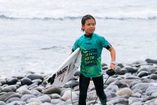 JINZUN HARBOR, TAITUNG COUNTY, TAIWAN - NOVEMBER 8: Bo-Yu Chen of Taiwan surfs in Heat 11 of the Round of 96 at the Taiwan Open of Surfing on November 8, 2023 at Jinzun Harbor, Taitung County, Taiwan. (Photo by Cait Miers/World Surf League)