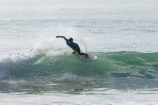 JINZUN HARBOR, TAITUNG COUNTY, TAIWAN - NOVEMBER 10: Daiki Tanaka of Japan surfs in Heat 5 of the Round of 32 at the Taiwan Open of Surfing on November 10, 2023 at Jinzun Harbor, Taitung County, Taiwan. (Photo by Cait Miers/World Surf League)