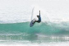 JINZUN HARBOR, TAITUNG COUNTY, TAIWAN - NOVEMBER 10: Daiki Tanaka of Japan surfs in Heat 5 of the Round of 32 at the Taiwan Open of Surfing on November 10, 2023 at Jinzun Harbor, Taitung County, Taiwan. (Photo by Cait Miers/World Surf League)