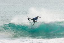 JINZUN HARBOR, TAITUNG COUNTY, TAIWAN - NOVEMBER 9: Dhany Widianto of Indonesia surfs in Heat 9 of the Round of 64 at the Taiwan Open of Surfing on November 9, 2023 at Jinzun Harbor, Taitung County, Taiwan. (Photo by Cait Miers/World Surf League)