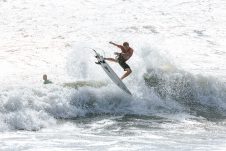 JINZUN HARBOR, TAITUNG COUNTY, TAIWAN - NOVEMBER 12: Dylan Moffat of Australia surfs in Heat 3 of the Round of 16 at the Taiwan Open of Surfing on November 12, 2023 at Jinzun Harbor, Taitung County, Taiwan. (Photo by Cait Miers/World Surf League)