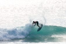 JINZUN HARBOR, TAITUNG COUNTY, TAIWAN - NOVEMBER 9: Dylan Moffat of Australia surfs in Heat 9 of the Round of 64 at the Taiwan Open of Surfing on November 9, 2023 at Jinzun Harbor, Taitung County, Taiwan. (Photo by Cait Miers/World Surf League)