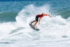 JINZUN HARBOR, TAITUNG COUNTY, TAIWAN - NOVEMBER 8: Jarvis Earle of Australia surfs in Heat 1 of the Round of 64 at the Taiwan Open of Surfing on November 8, 2023 at Jinzun Harbor, Taitung County, Taiwan. (Photo by Cait Miers/World Surf League)
