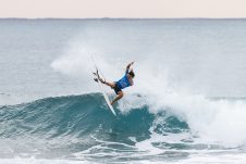 JINZUN HARBOR, TAITUNG COUNTY, TAIWAN - NOVEMBER 8: Jay Occhilupo of Australia surfs in Heat 11 of the Round of 96 at the Taiwan Open of Surfing on November 8, 2023 at Jinzun Harbor, Taitung County, Taiwan. (Photo by Cait Miers/World Surf League)