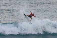 JINZUN HARBOR, TAITUNG COUNTY, TAIWAN - NOVEMBER 8: Joel Vaughan of Australia surfs in Heat 8 of the Round of 64 at the Taiwan Open of Surfing on November 8, 2023 at Jinzun Harbor, Taitung County, Taiwan. (Photo by Cait Miers/World Surf League)