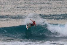 JINZUN HARBOR, TAITUNG COUNTY, TAIWAN - NOVEMBER 8: Joel Vaughan of Australia surfs in Heat 8 of the Round of 64 at the Taiwan Open of Surfing on November 8, 2023 at Jinzun Harbor, Taitung County, Taiwan. (Photo by Cait Miers/World Surf League)