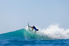 JINZUN HARBOR, TAITUNG COUNTY, TAIWAN - NOVEMBER 9: Jordy Lawler of Australia surfs in Heat 11 of the Round of 64 at the Taiwan Open of Surfing on November 9, 2023 at Jinzun Harbor, Taitung County, Taiwan. (Photo by Cait Miers/World Surf League)