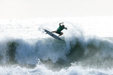 JINZUN HARBOR, TAITUNG COUNTY, TAIWAN - NOVEMBER 12: Kian Martin of Sweden surfs in Heat 1 of the Round of 16 at the Taiwan Open of Surfing on November 12, 2023 at Jinzun Harbor, Taitung County, Taiwan. (Photo by Cait Miers/World Surf League)