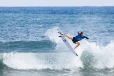 JINZUN HARBOR, TAITUNG COUNTY, TAIWAN - NOVEMBER 8: Marlon Harrison of Australia surfs in Heat 1 of the Round of 64 at the Taiwan Open of Surfing on November 8, 2023 at Jinzun Harbor, Taitung County, Taiwan. (Photo by Cait Miers/World Surf League)