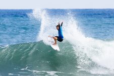 JINZUN HARBOR, TAITUNG COUNTY, TAIWAN - NOVEMBER 8: Marlon Harrison of Australia surfs in Heat 1 of the Round of 64 at the Taiwan Open of Surfing on November 8, 2023 at Jinzun Harbor, Taitung County, Taiwan. (Photo by Cait Miers/World Surf League)