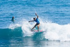 JINZUN HARBOR, TAITUNG COUNTY, TAIWAN - NOVEMBER 9: Mia Huppatz of Australia surfs in Heat 3 of the Round of 32 at the Taiwan Open of Surfing on November 9, 2023 at Jinzun Harbor, Taitung County, Taiwan. (Photo by Cait Miers/World Surf League)