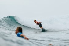 JINZUN HARBOR, TAITUNG COUNTY, TAIWAN - NOVEMBER 8: Micah Margieson of Australia surfs in Heat 16 of the Round of 96 at the Taiwan Open of Surfing on November 8, 2023 at Jinzun Harbor, Taitung County, Taiwan. (Photo by Cait Miers/World Surf League)