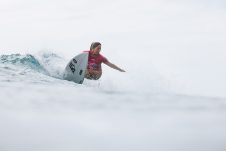 JINZUN HARBOR, TAITUNG COUNTY, TAIWAN - NOVEMBER 8: Minori Kawai of Japan surfs in Heat 2 of the Round of 48 at the Taiwan Open of Surfing on November 8, 2023 at Jinzun Harbor, Taitung County, Taiwan. (Photo by Cait Miers/World Surf League)