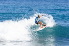 JINZUN HARBOR, TAITUNG COUNTY, TAIWAN - NOVEMBER 9: Rosie Smart of Australia surfs in Heat 6 of the Round of 32 at the Taiwan Open of Surfing on November 9, 2023 at Jinzun Harbor, Taitung County, Taiwan. (Photo by Cait Miers/World Surf League)