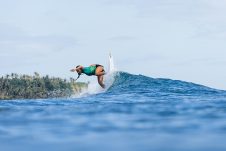 JINZUN HARBOR, TAITUNG COUNTY, TAIWAN - NOVEMBER 10: Sara Wakita of Japan surfs in Heat 2 of the Round of 16 at the Taiwan Open of Surfing on November 10, 2023 at Jinzun Harbor, Taitung County, Taiwan. (Photo by Cait Miers/World Surf League)