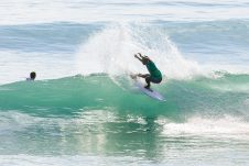 JINZUN HARBOR, TAITUNG COUNTY, TAIWAN - NOVEMBER 10: Takumi Yasui of Japan surfs in Heat 6 of the Round of 32 at the Taiwan Open of Surfing on November 10, 2023 at Jinzun Harbor, Taitung County, Taiwan. (Photo by Cait Miers/World Surf League)