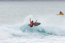 JINZUN HARBOR, TAITUNG COUNTY, TAIWAN - NOVEMBER 8: Westen Hirst of Indonesia surfs in Heat 12 of the Round of 96 at the Taiwan Open of Surfing on November 8, 2023 at Jinzun Harbor, Taitung County, Taiwan. (Photo by Cait Miers/World Surf League)