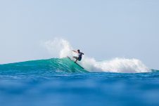 JINZUN HARBOR, TAITUNG COUNTY, TAIWAN - NOVEMBER 9: Winter Vincent of Australia surfs in Heat 11 of the Round of 64 at the Taiwan Open of Surfing on November 9, 2023 at Jinzun Harbor, Taitung County, Taiwan. (Photo by Cait Miers/World Surf League)